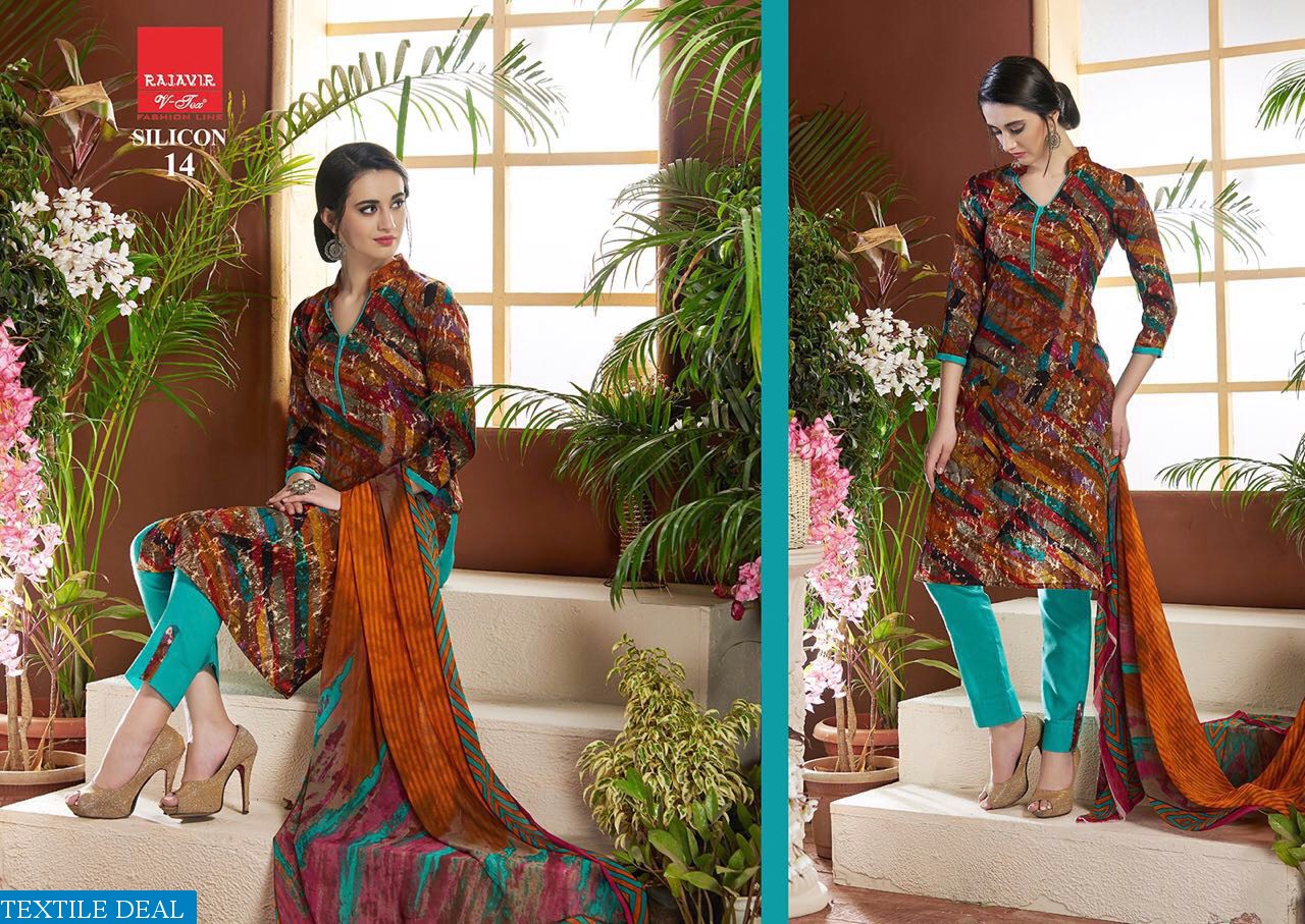 Rajavir Silicon Wholesale Summer collection dress material